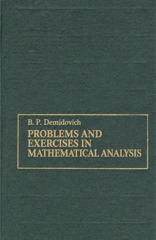 Problems in Mathematical Analysis